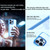 For iPhone 15 Pro 2.5mm Anti-slip Clear Acrylic Hybrid TPU Phone Case(Transparent)