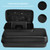 For Lenovo Legion Go  Portable EVA Leather Grain Game Console Storage Bag(Black)
