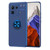 For Xiaomi Mi 11 Pro Metal Ring Holder 360 Degree Rotating TPU Case(Blue+Blue)