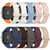 For Xiaomi Mi Band 8 Pro / Redmi Watch 4 Two Color Magnetic Silicone Watch Band(Black Orange)