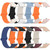 For Xiaomi Mi Band 8 Pro / Redmi Watch 4 Two Color Magnetic Silicone Watch Band(Black Orange)