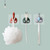 Cartoon Animal Punch-free Hook Traceless Plug Holder Bathroom Cute Toothbrush Hanger, Spec: Cat Tail