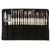 ZHU TING 24pcs /Set Nylon Bristle Paintbrush Set Painting Watercolor Brushes With Cloth Bag(White Rod)