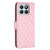 For Honor X8b Diamond Lattice Wallet Flip Leather Phone Case(Pink)
