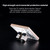 CAT.6 Shielded Pass-through Network Module, Dual Ports Panel + Shielded Pass-through + Telephone Socket (Gold)