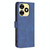 For Infinix Smart 8 Magnetic Buckle Rhombus Texture Leather Phone Case(Blue)