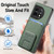 For OnePlus Nord CE3 Carbon Fiber Card Bag Fold Stand Phone Case(Green) For OnePlus Nord CE3 Carbon Fiber Card Bag Fold Stand Phone Case(Green)