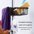 Kitchen Faucet Shelf No-Punch Sink Rag Drainage Basket Sponge Drainage Storage Rack, Style: B Black