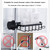 Kitchen Faucet Shelf No-Punch Sink Rag Drainage Basket Sponge Drainage Storage Rack, Style: B Black