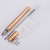 MM VWAN Magic Hairdressing Eyebrow Trimming Engraving Pen Scoring Stainless Steel Razor(Golden)
