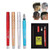 MM VWAN Magic Hairdressing Eyebrow Trimming Engraving Pen Scoring Stainless Steel Razor(Golden)