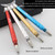 MM VWAN Magic Hairdressing Eyebrow Trimming Engraving Pen Scoring Stainless Steel Razor(Golden)