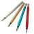 MM VWAN Magic Hairdressing Eyebrow Trimming Engraving Pen Scoring Stainless Steel Razor(Golden)