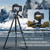Portable Aluminum DSLR Camera Live Tripod Photography Retractable Landing Bracket, Specification: 130cm Tripod+Clip+Bag