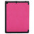 Cloth Texture Pattern Horizontal Flip Leather Case for iPad Pro 10.5 inch ,with Three-folding Holder & Pen Slots (Magenta)