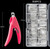 Manicure Tool  Set Fingernails Word Cut Set, Specification: Transparent Full Post