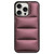 For iPhone 13 Pro Big Hole Eiderdown Airbag Phone Case(Wine Red)