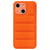 For iPhone 15 Fine Hole Eiderdown Airbag Phone Case(Orange)