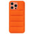 For iPhone 15 Pro Max Fine Hole Eiderdown Airbag Phone Case(Orange)