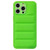 For iPhone 15 Pro Max Fine Hole Eiderdown Airbag Phone Case(Green)