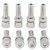 10 PCS 6mm Humidifying And Dedusting Cooling Atomizing Sprinkler Quick-Plug Fog Misting Nozzle, Model: 0.4mm