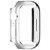 For Apple Watch Series 4 44mm Diamond Hollow PC Watch Case(Silver)