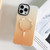 For iPhone 11 Pro MagSafe IMD Gradient PC Hybrid TPU Phone Case(Orange)
