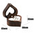 Wooden Heart Shape Ring Box Jewelry Storage Box Wedding Valentine Gift Box, Spec: RB529-C5