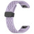 For Garmin Epix Gen2 / Epix Pro Gen2 47mm Holes Magnetic Folding Buckle Silicone Watch Band(Purple)