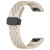 For Garmin Epix Gen2 / Epix Pro Gen2 47mm Holes Magnetic Folding Buckle Silicone Watch Band(Starlight)