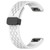 For Garmin Epix Gen2 / Epix Pro Gen2 47mm Holes Magnetic Folding Buckle Silicone Watch Band(White)