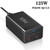 GAN 125W PD65W Dual Type-C + QC3.0 USB Multi Compatible Notebook Adapter AU Plug