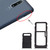 SIM Card Tray + SIM Card Tray + Micro SD Card Tray for Nokia 3.1 Plus (Black)