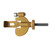 Household Anti-Theft Door Stopper Portable Anti-Pervert Device, Color: Adjustable Gold