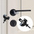 Household Anti-Theft Door Stopper Portable Anti-Pervert Device, Color: Adjustable Gold