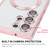 For Samsung Galaxy S24 Ultra 5G ENKAY Hat-Prince Magnetic Glitter Plated TPU Phone Case with Lens Film(Pink)