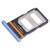 For Xiaomi Redmi Note 12 Pro+ 5G SIM Card Tray + SIM Card Tray (Blue)