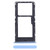 For Xiaomi Redmi Note 12R SIM Card Tray + SIM Card Tray / Micro SD Card Tray (Blue)
