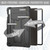 For Samsung Galaxy Tab S9 FE / S9 T Holder Robot Silicone Hybrid PC Tablet Case(Black)