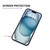 For iPhone 14 ENKAY Hat-Prince MagSafe Rainbow Gradient Silicone Phone Case with Lens Film(Purple Blue)