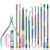 14 In 1 FABIYAN Color Titanium Nail Art Tool Set Dead Skin Shears Steel Push Nail File Pliers