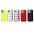 For iPhone 15 Plus Laser Aurora Down Jacket All-inclusive Phone Case(Pink)