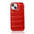 For iPhone 15 Laser Aurora Down Jacket All-inclusive Phone Case(Red)