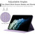 For iPad mini 5 / 4 / 3 / 2 / 1 YX Small Butterfly Embossed Smart Leather Tablet Case(Purple)