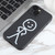 For iPhone 15 Plus Stickman Pattern Liquid Silicone Phone Case(Black)