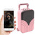 X1 Mini Trolley Case Bluetooth Speaker Retro Card Radio Portable Audio, Color: Red