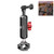 PULUZ Motorcycle Rearview Medium Clamp Magic Arm Rod Mount