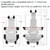 N-STAR Motorcycle Bicycle Composite Version Of Mobile Phone Bracket Multifunctional Accessories Lightweight Riding Equipment(Mid Rod Ball Head)