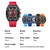 Curren 8442 Sport Six-Hand Silicone Strap Men Quartz Watch, Color: Rose Shell Orange