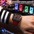 Curren 8442 Sport Six-Hand Silicone Strap Men Quartz Watch, Color: Rose Shell Orange